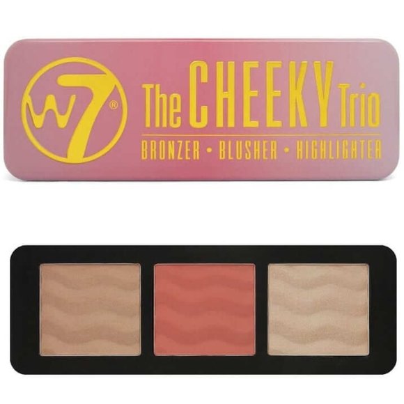 FWP W7 The Cheeky Trio Bronzer Blusher Highlighter - Picture 1 of 9